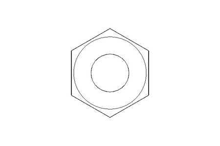 Porca castelo hexagonal M10 A2 DIN937