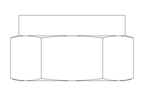 Hexagon nut M8x1 St-Zn DIN985