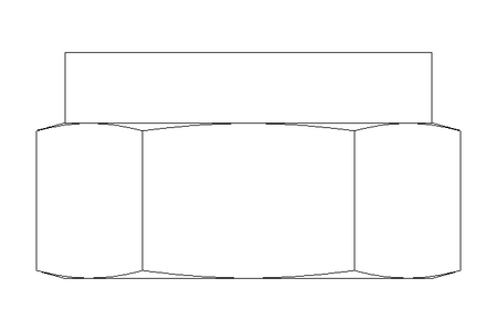 Tuerca hexagonal M8x1 St-Zn DIN985