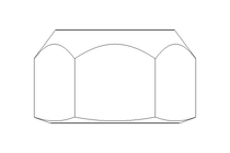 六角螺母 M12x1,5 St-Zn DIN980