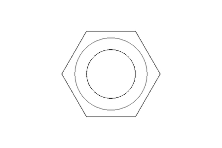 Hexagon nut M16x1.5 St-Zn DIN980