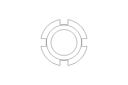 开槽螺母 M10x0,75 ST DIN981