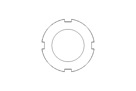 Tuerca ranurada M25x1,5 ST DIN981