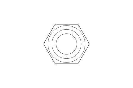 Tuerca hexagonal ciega M5 A2 DIN1587