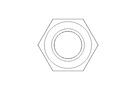 Ecrou borgne hexagonal M12 A2 DIN1587