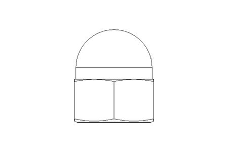 Hexagon cap nut M16 A2 DIN1587