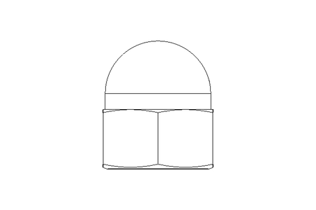 Hexagon cap nut M16 A2 DIN1587