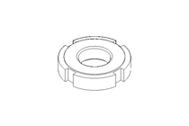 Гайка с пазом M16x1,5 ST DIN1804