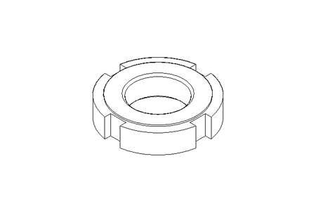 开槽螺母 M20x1,5 A2 DIN1804