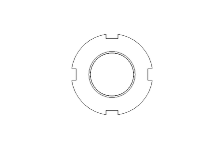 Nutmutter M24x1,5 A2 DIN1804