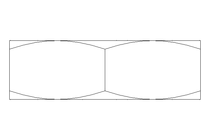 Hexagon nut M8x0.75 St-Zn ISO8675