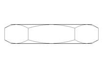 Hexagon nut M12x1 A2