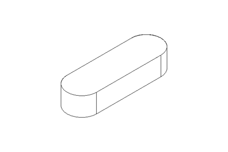 Passfeder DIN6885-1 A 70x22x14 1.0503+CR