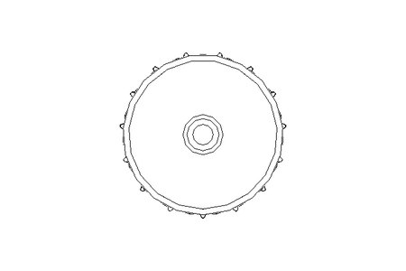 Tragrolle D80x3 2KR EL1140