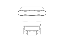 Drehriegel mit Zunge H20