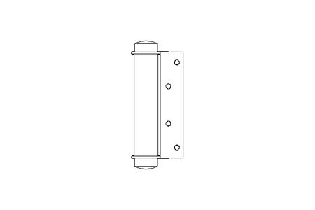 Dobradiça de porta c/ mola Gr. 1