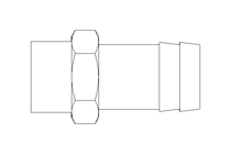 Conector de mangueira G1/2 160/3A Ms58