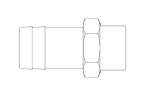 Conector de mangueira G1/2 160/3A Ms58