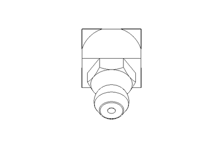 Bico de lubrific 1/8 pol BSP DIN 71412