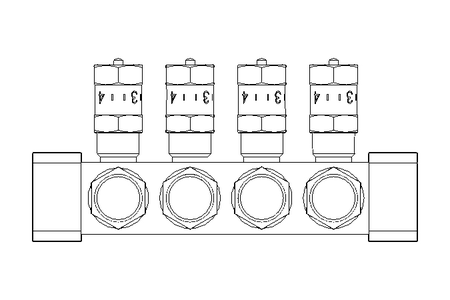 Zuteilventil SL 32/4 ST