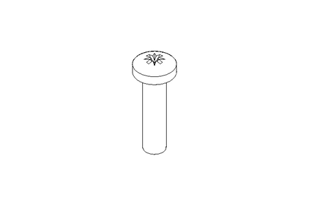 Vite a testa bombata M5x20 A2 ISO7045