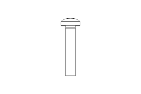 Fillister head screw M5x25 A2 ISO7045