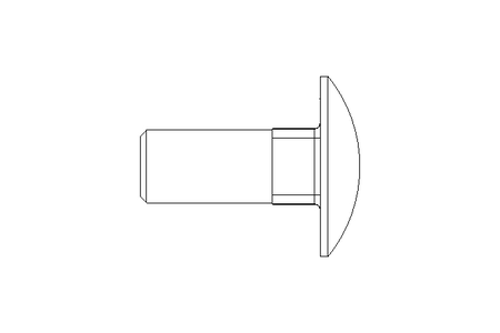 Round head screw M12x30 DIN603