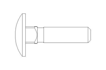 Flachrundschraube M6x25 A2 DIN603