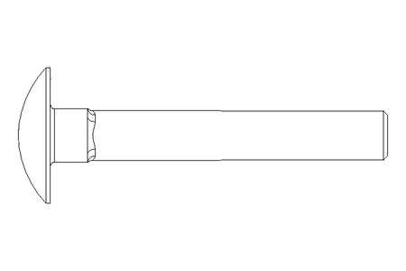 Round head screw M6x40 A2 DIN603