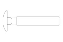 SCREW        M 8X 50 STZN D603