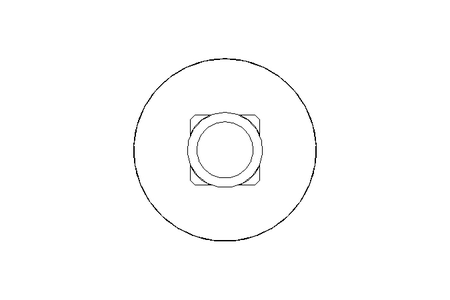 Round head screw M8x50 DIN603