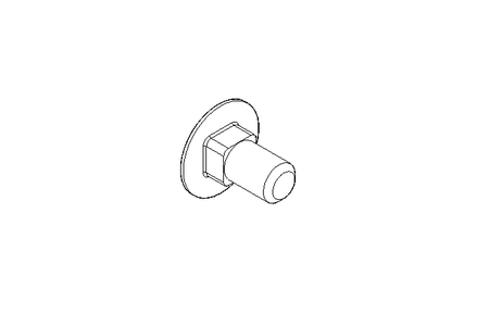 Pf cb oval r/q M10x20 A2 DIN603