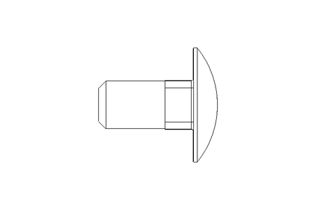 Pf cb oval r/q M10x20 A2 DIN603