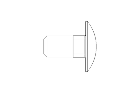 Pf cb oval r/q M10x20 A2 DIN603