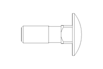 Flachrundschraube M10x30 DIN603