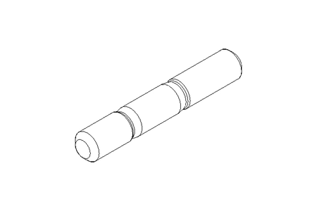 Cavilha roscada nas pontas M8x35 DIN835