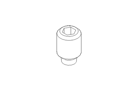 Vis sans tête M4x6 DIN915-ZnNi/T2/720h