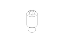 Parafuso sem cabeça M10x20 A2 DIN915