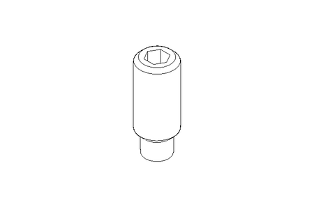 Parafuso sem cabeça M10x25 A2 DIN915