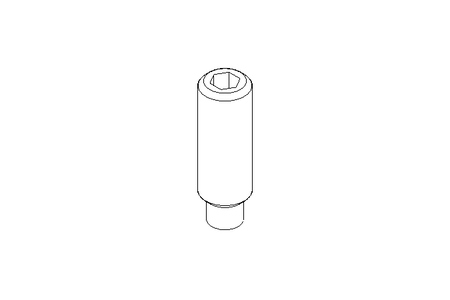 Vis sans tête M8x25 DIN915-ZnNi/T2/720h