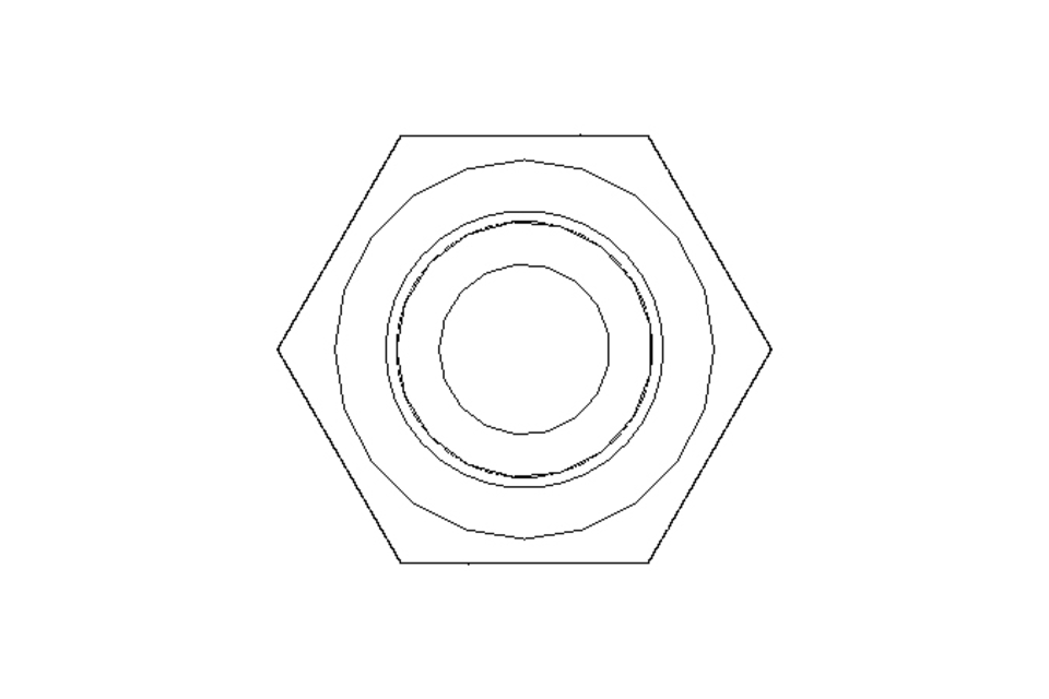 Hexagon screw M6x100 A2-70 DIN 931