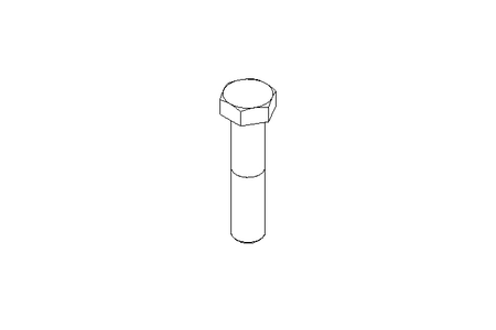 HEX. HEAD SCREW  M 12 X 55 8.8:ZN DIN 93