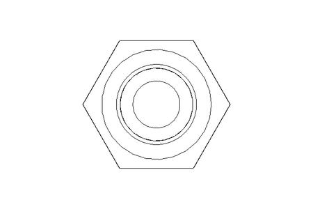 Hexagon screw M 4X20 8.8:ZN DIN933