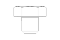 SCREW      M10X 10  A2 DIN 933