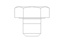 SCREW      M10X 10  A2 DIN 933