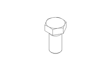 Hexagon screw M12x25 A4 80 ISO4017