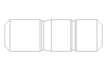 Stud bolt M12x25 DIN938-ZnNi/T2/720h