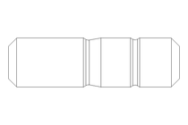 双头螺栓 M12x30 A2 DIN938