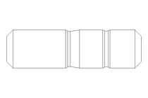 双头螺栓 M12x30 A2 DIN938