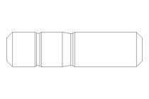 Cavilha roscada nas pontas M12x35 A2